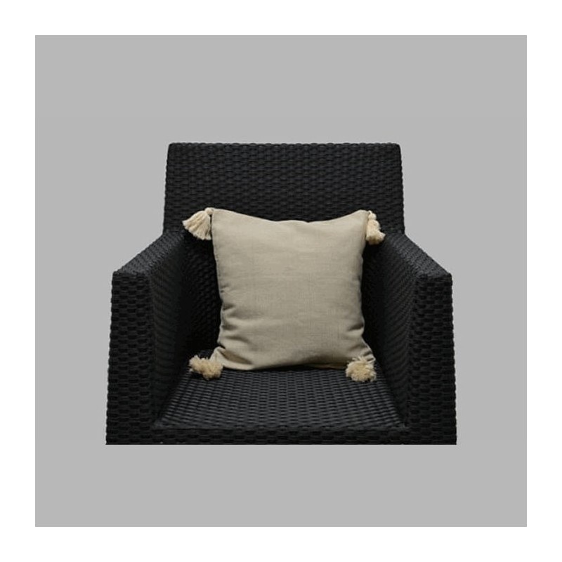 kussen streepjes met kwastje