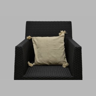 kussen blokjes met kwastje lichtgrijs