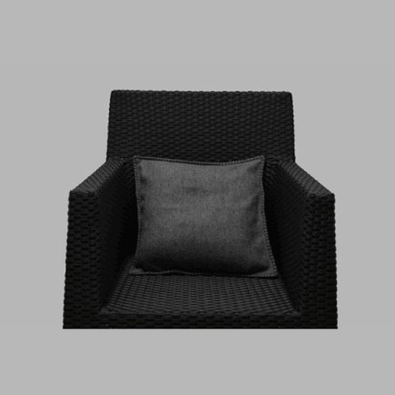laine oreillers couverture couleur gris foncé