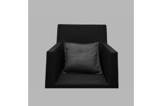 laine oreillers couverture couleur gris foncé