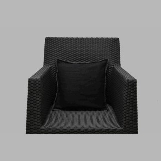 wool pillows cover color black