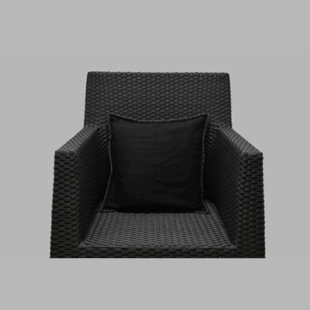 wool pillows cover color black