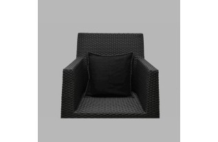 laine oreillers couverture couleur noir