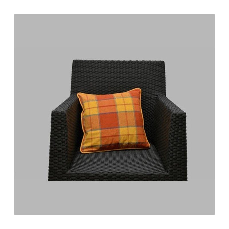 Housse de coussin décoratif conception de bloc