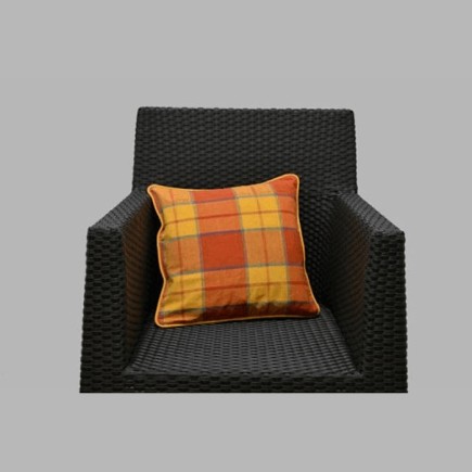Housse de coussin décoratif conception de bloc