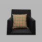 rear cushion beige-orange and green
