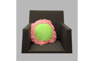 pink-green pillow