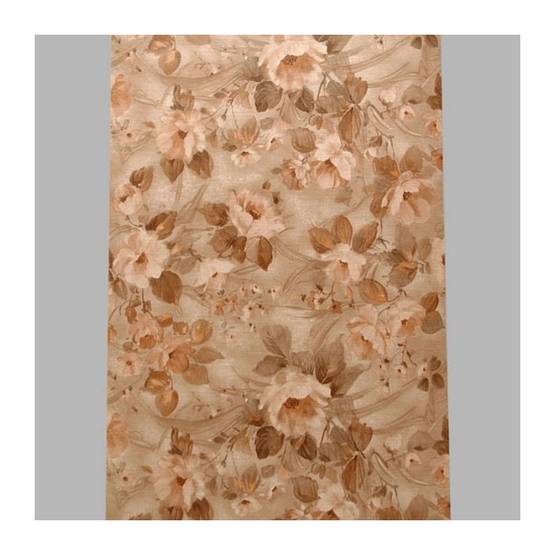 Retro Behang met Bloemenmotief Retro Behang met Bloemenmotief