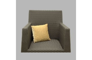 velvet cushion rib nice light green size 28 x 28 cm