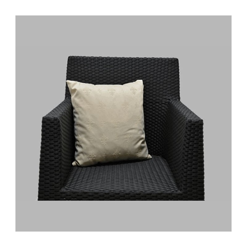 kussen uni creme met franse lelie franse lelie strooi patroon