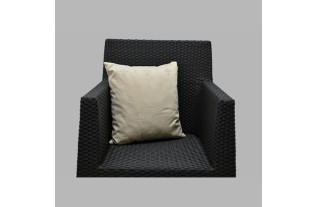 kussen uni creme met franse lelie franse lelie strooi patroon