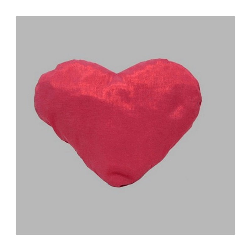 3 Pillow in heart shape handmade color red 27 x 33 cm
