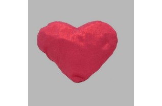 3 Pillow in heart shape handmade color red 27 x 33 cm