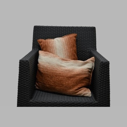 2 Oreiller creme vieux rouge