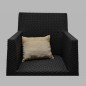 dotted cushion cream