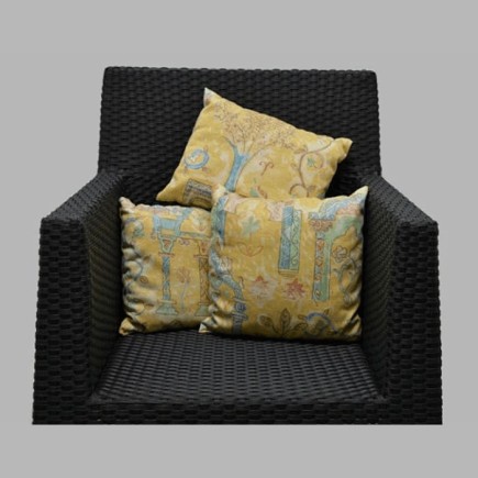 Pillow with Greek design