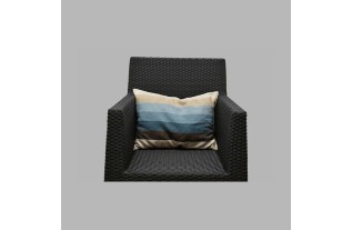 kussen lang blauw gestreept