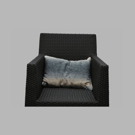 kussen lang blauw gestreept