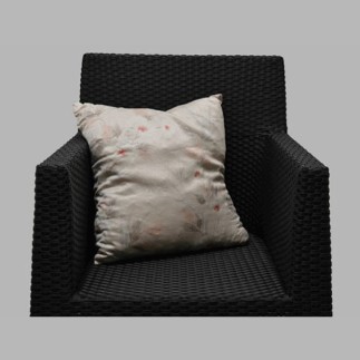 cushion romantic floral