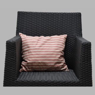 Pillow pink stripes