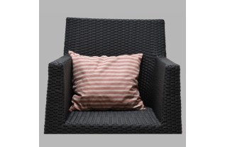 Pillow pink stripes