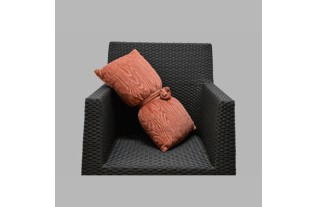 coussin fantaisie velours rose