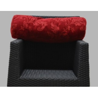 cushion roll in the color red size 60 cm long 20 cm round