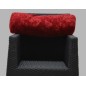 cushion roll in the color red size 60 cm long 20 cm round