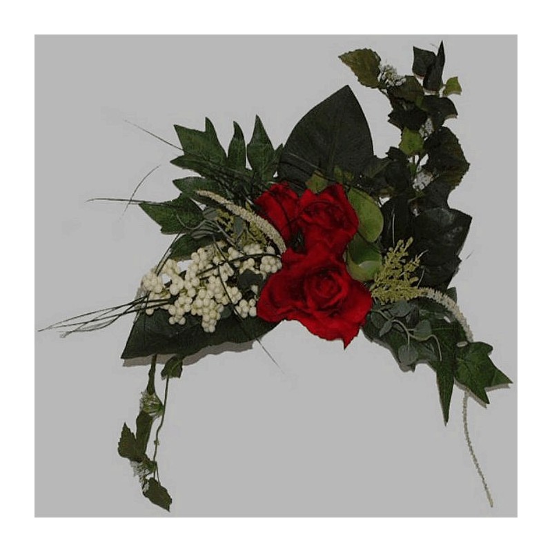 bloemenboeket van zijde 30 cm