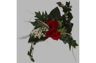 bloemenboeket van zijde 30 cm