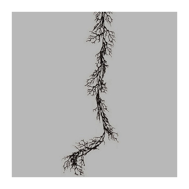 branche noir avec paillettes couleur longueur 110 cm