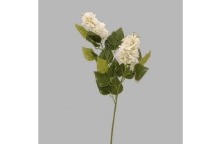 seringen van zijde kleur wit lengte 70 cm