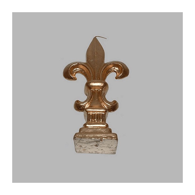 bougie en forme de lely Français Or 21 x 3 cm