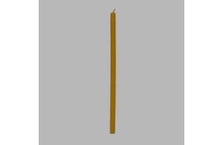 bougies couleur jaune 29.5 cm par boîte de 12 bougies