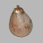 Candle pear colour pink-gold 9 cm