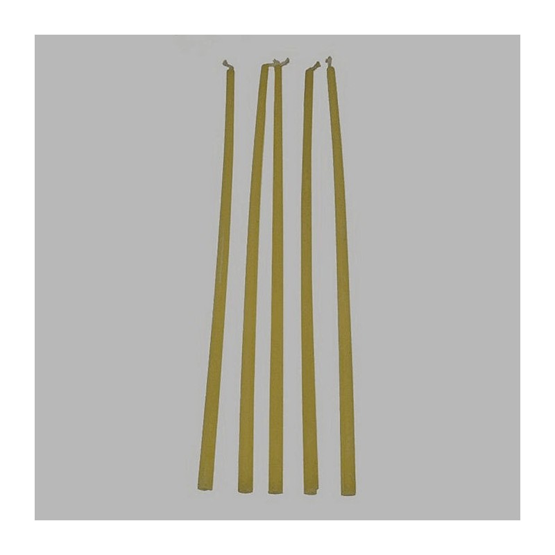 bougie arrangement de fleur par boîte (60 pcs) couleur crème