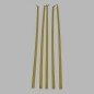 flower arrangement candle per box (60 pieces) color creme 38 cm