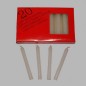 lampion White candles per box (20 pcs ) L 85 mm
