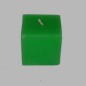 kaars blokvorm kleur lichtgroen 5 cm hoog
