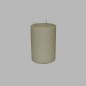 Candle round shape White H 21 cm 15 cm