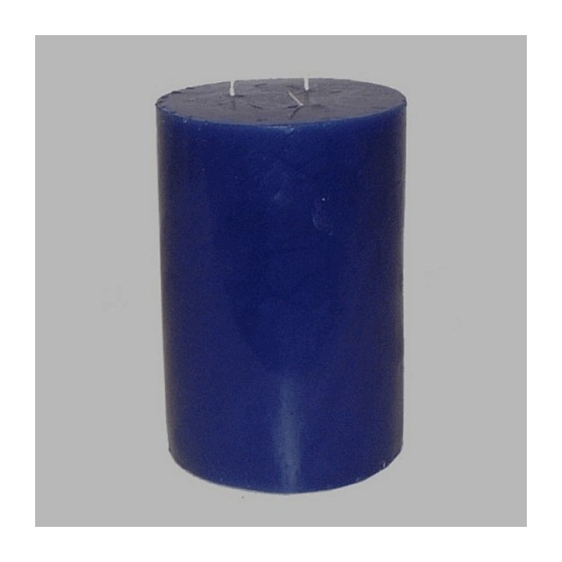Bougie forme ronde Bleu H 21 cm 15 cm
