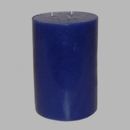 Bougie forme ronde Bleu H 21 cm 15 cm