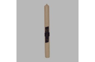 Bougie blanche 40 cm de haut 3.5 cm