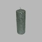 candle color silver 26 cm high 7 cm