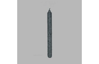 candle color silver 27 cm high 2.5 cm