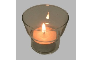 support de feu de thé verre 6 cm