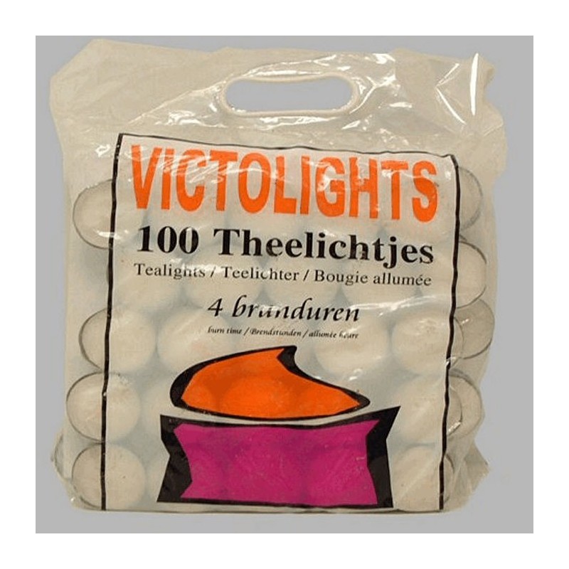 lumières de thé 100 pcs 35 mm