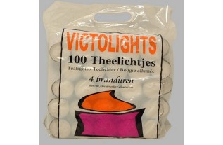 lumières de thé 100 pcs 35 mm