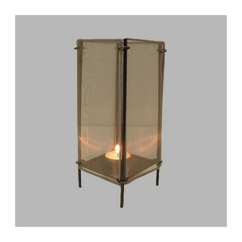 Japanese tea light holder 22 cm hoog 8 x 8 cm