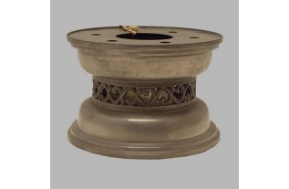 tinnen theelicht houder